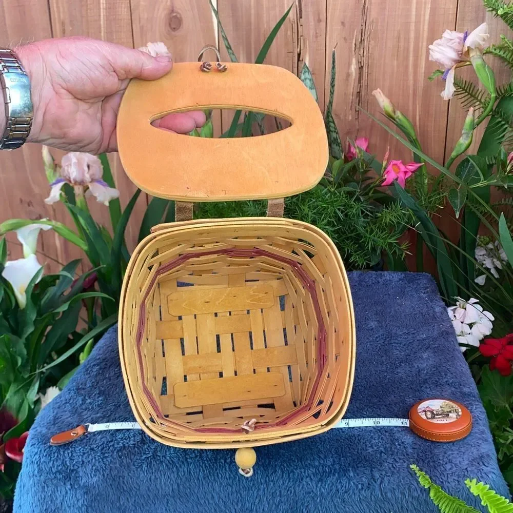Square tissue holder container by Carnation Baskets